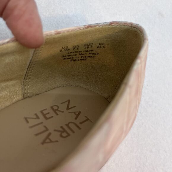 Naturalizer Emiline crocodile pattern leather rose pink womens 9-1/2 WIDE - Picture 11 of 11